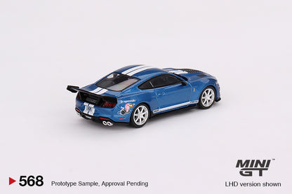 Mini GT Shelby GT500 Dragon Snake Concept Ford Performance Blue MGT00568 1/64 Diecast