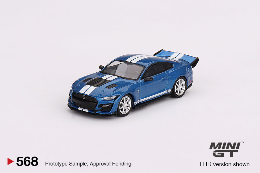 Mini GT Shelby GT500 Dragon Snake Concept Ford Performance Blue MGT00568 1/64 Diecast