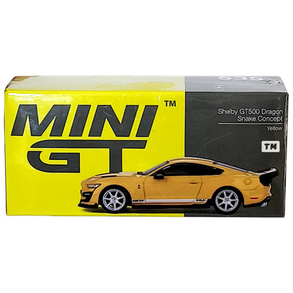 Mini GT Shelby GT500 Dragon Snake Concept Yellow MGT00535 1/64 Diecast