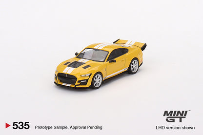Mini GT Shelby GT500 Dragon Snake Concept Yellow MGT00535 1/64 Diecast