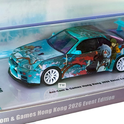 Inno64 Skyline GT-R R34 AnotherWorld Ani-Con & Games Hong Kong ACGHK 2026 Event Edition IN64-R34-ACGHK26 1/64 Diecast