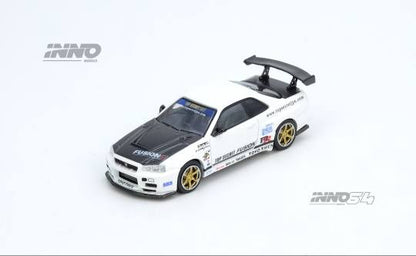 Inno64 Skyline GT-R R34 BNR34 Top Secret 1/64 Diecast