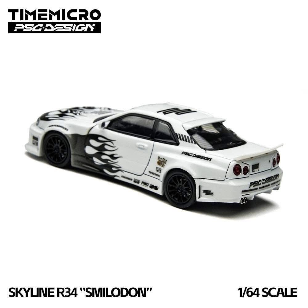 Time Micro Skyline R34 SMILODON HEC 2026 1/64 Diecast
