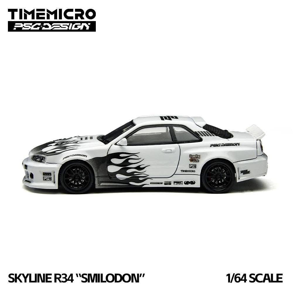 Time Micro Skyline R34 SMILODON HEC 2026 1/64 Diecast