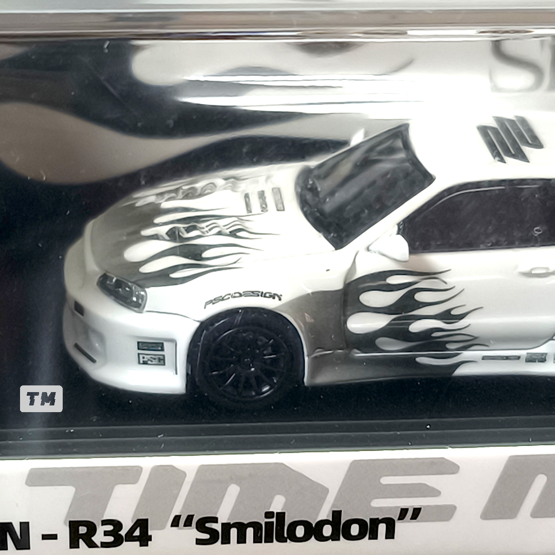 Time Micro Skyline R34 SMILODON HEC 2026 1/64 Diecast