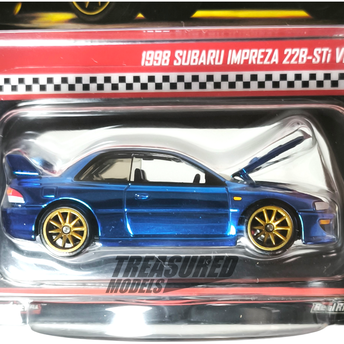 Hot Wheels Subaru 1998 Impreza 22B STi Version Spectraflame WR Blue Mica 2025 Premium RLC 1/64 Die Cast