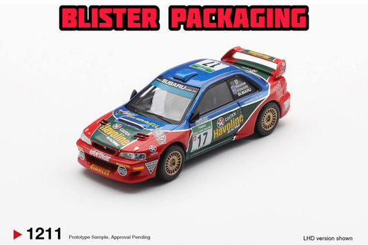 [Pre-Order] Mini GT Subaru Impreza WRC98 #17 2000 Rally New Zealand Blister Packaging MGT01211BL 1/64 Diecast