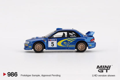 Mini GT Subaru Impreza WRC99 1999 Rally Australia Winner #5 MGT00986 1/64 Die Cast