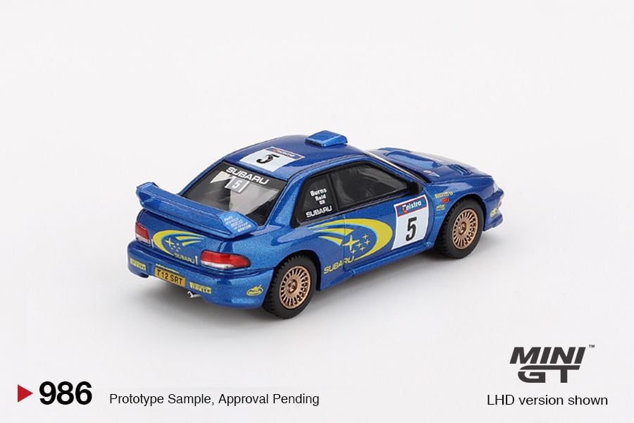 Mini GT Subaru Impreza WRC99 1999 Rally Australia Winner #5 MGT00986 1/64 Die Cast