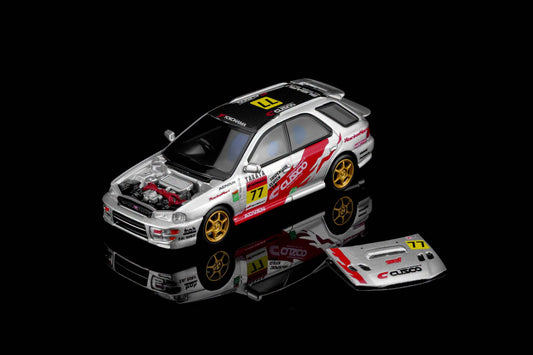 [Pre-Order] MotorHelix Subaru Impreza Wagon WRX STi Ver VI CUSCO Silver Livery M67109 1/64 Diecast