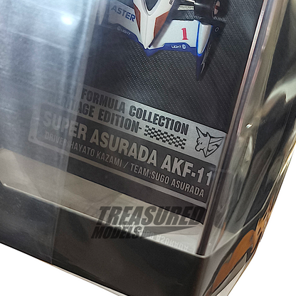 MegaHouse 2pcs Set Heritage Edition Cyber Formula Grand Prix Super Asurada AKF-11 & Exssperion ZA-8 1/64 Diecast