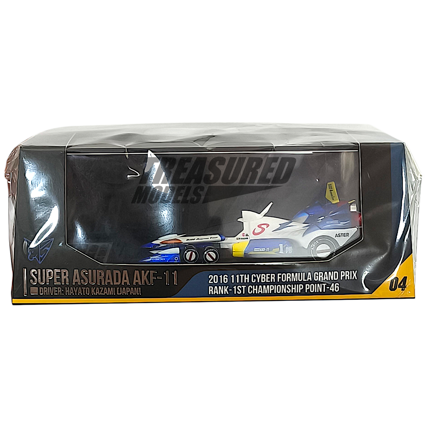 MegaHouse 2pcs Set Heritage Edition Cyber Formula Grand Prix Super Asurada AKF-11 & Exssperion ZA-8 1/64 Diecast