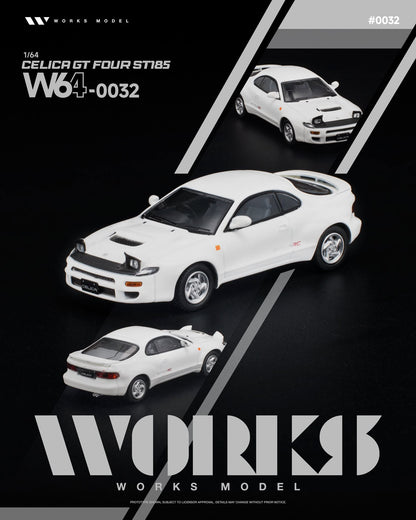 [Pre-Order] Works Model TOYOTA CELICA GT FOUR ST185 W640032 1/64 Diecast