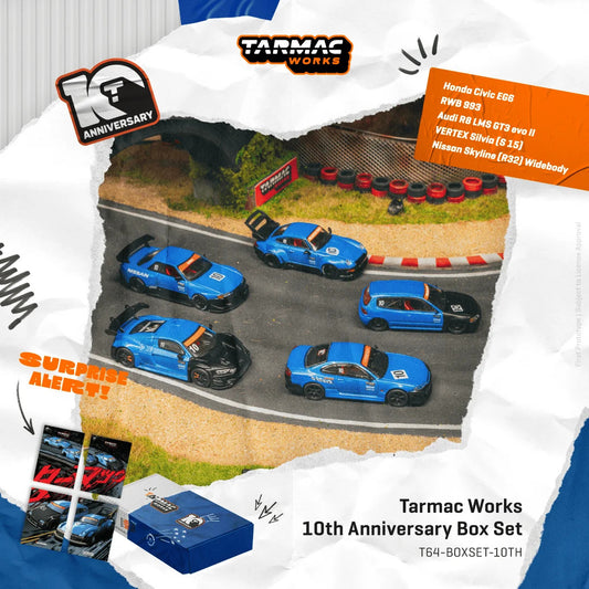 Tarmac Works 10th Anniversary Boxset T64-BOXSET-10TH 1/64 Diecast