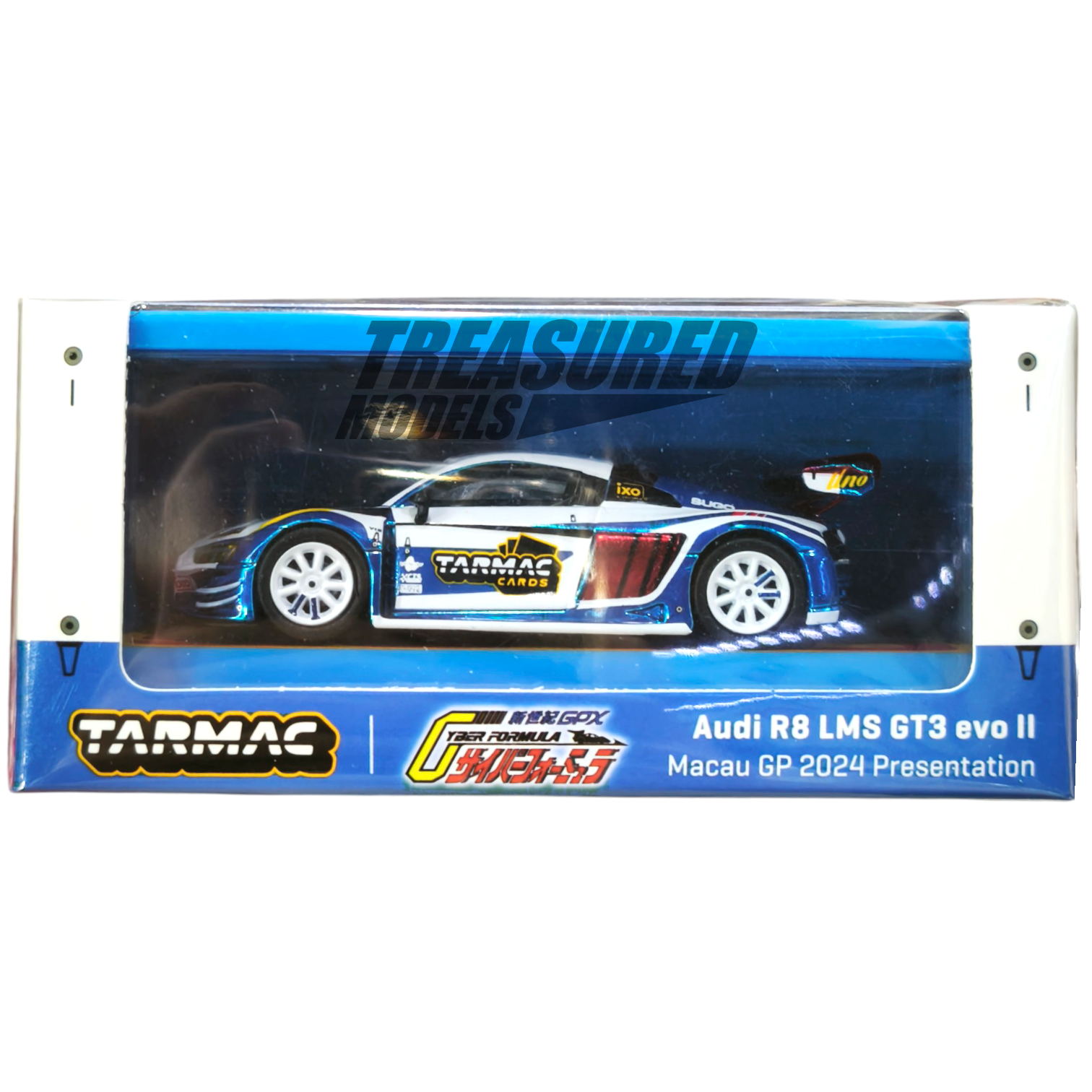 Tarmac Works Audi R8 LMS GT3 evo II Macau GP 2024 Presentation Special Edition T64-043-CF 1/64 Die Cast