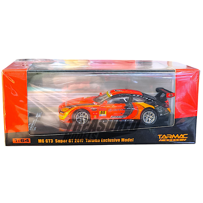 Tarmac Works BMW M6 GT3 Super GT Series GT300 2017 Takagi - Wlkinshaw Taiwan Exclusive Model T64-020-17SGT-55 1/64 Diecast