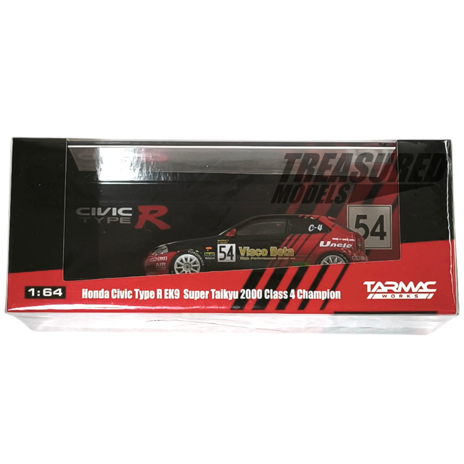 Tarmac Works Honda Civic Type R EK9 Super Taikyu Series ADVAN Livery T64-010-ADV 1/64 Die Cast