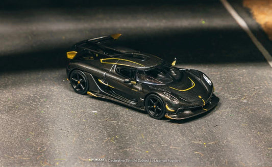 Tarmac Works Koenigsegg Jesko Attack Black Carbon Fibre Special Edition Hong Kong Toy Car Salon 2025 1/64 Die Cast