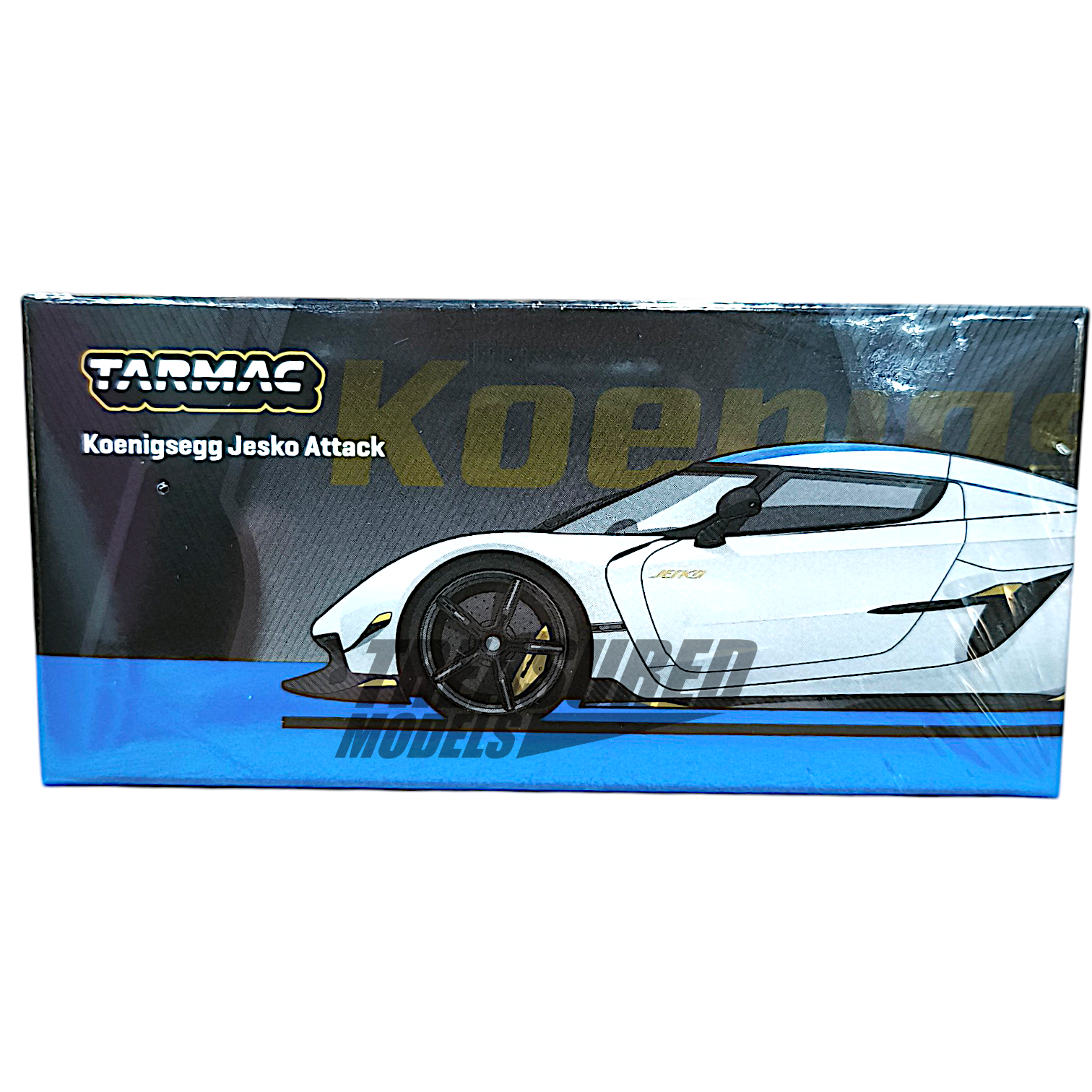 Tarmac Works Koenigsegg Jesko Attack Silver T64-TL052-SL 1/64 Diecast