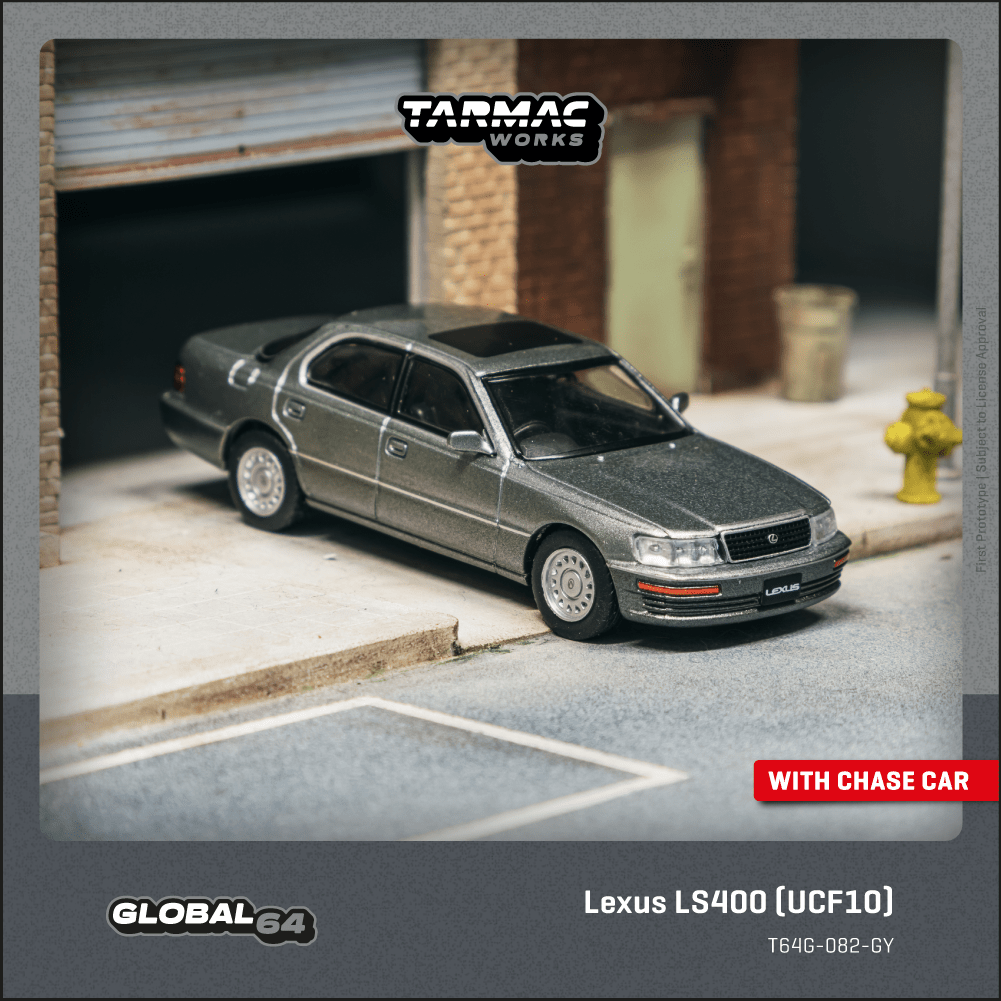 Tarmac Works Lexus LS400 (UCF10) Flint Grey T64G-082-GY 1/64 Die Cast
