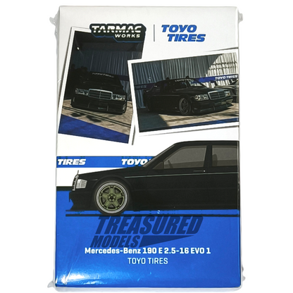 Tarmac Works Mercedes-Benz 180 E 2.5-16 Evo 1 Toyo Tires T64G-057-Toyo 1/64 Die Cast