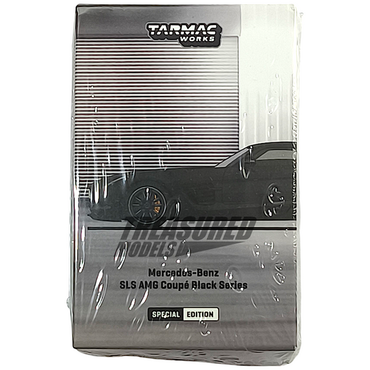 Tarmac Works Mercedes-Benz SLS AMG Coupe Black Series Black Metallic Special Edition 1/64 Diecast
