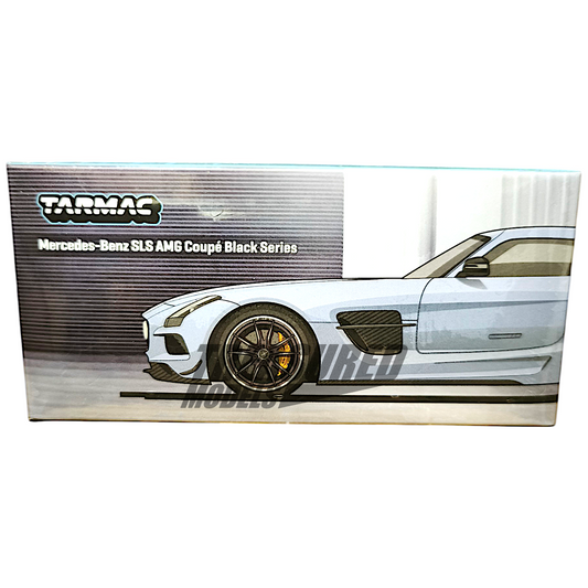 Tarmac Works Mercedes-Benz SLS AMG Coupe Black Series Matte Blue T64G-027-MB 1/64 Diecast