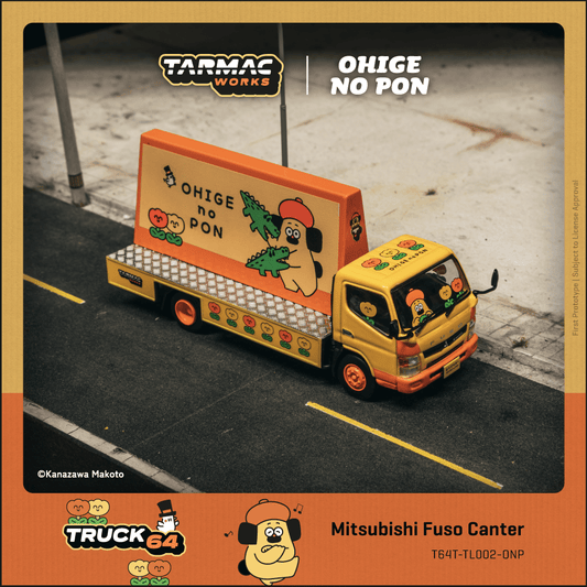 Tarmac Works Mitsubishi Fuso Canter OHIGEnoPON T64T-TL002-ONP 1/64 Die Cast
