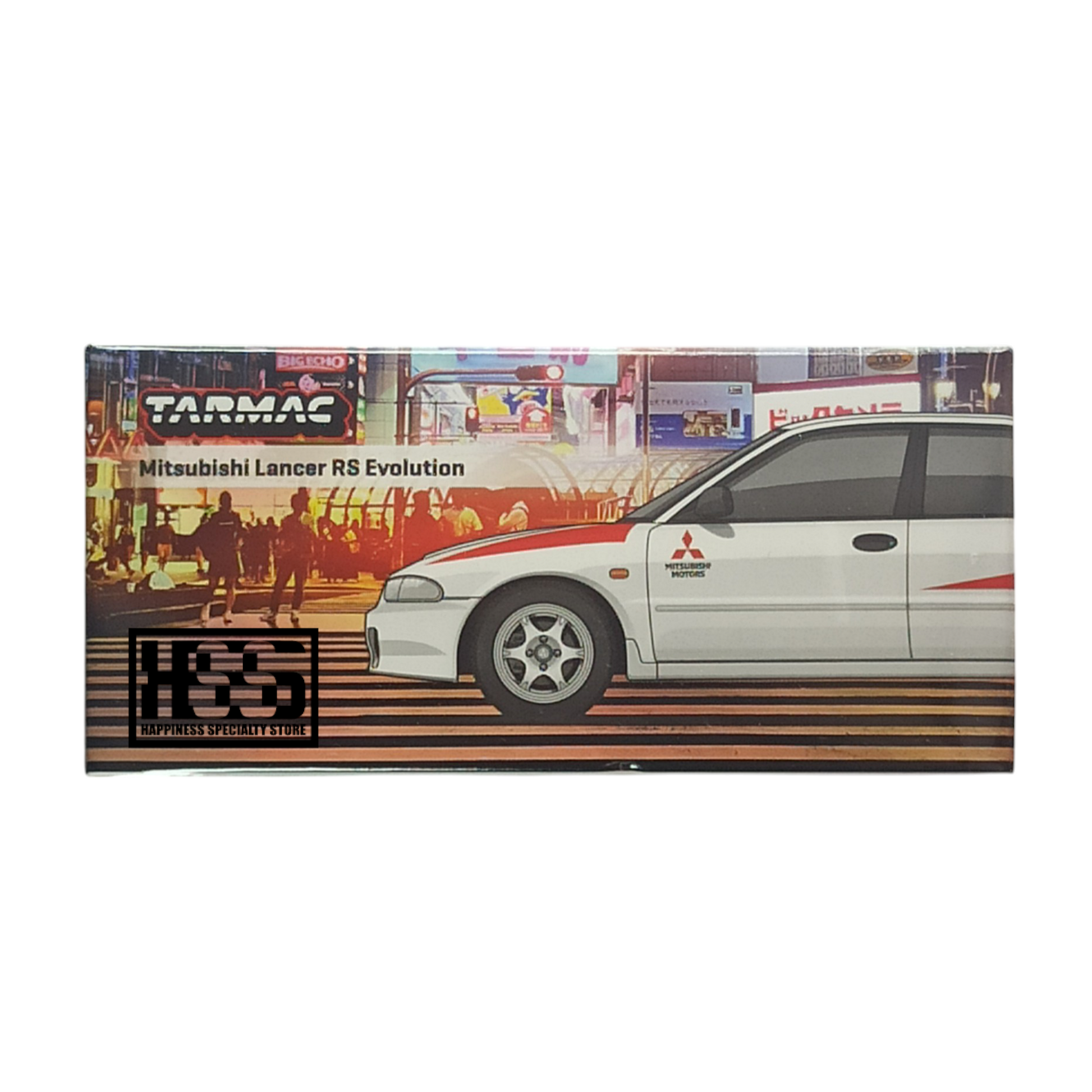 Tarmac Works Mitsubishi Lancer RS Evolution White 1/64 Die Cast