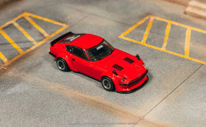 Tarmac Works Nissan Fairlady Z S30 Widebody Red Jon Sibal Hong Kong Toy Car Salon 2025 1/64 Die Cast