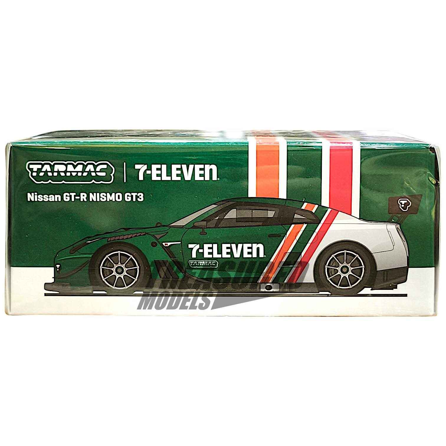 Tarmac Works Nissan GT-R Nismo GT3 Green Special Edition 7-Eleven Taiwan 1/64 Diecast