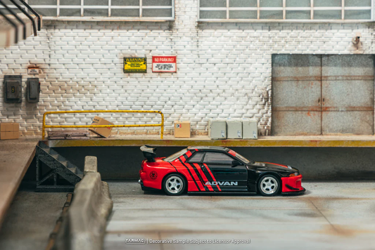 Tarmac Works Nissan Skyline GT-R R32 Widebody Advan - Designed by Jon Sibal - JCCS Special Edition T64G-061-ADV 1/64 Die Cast
