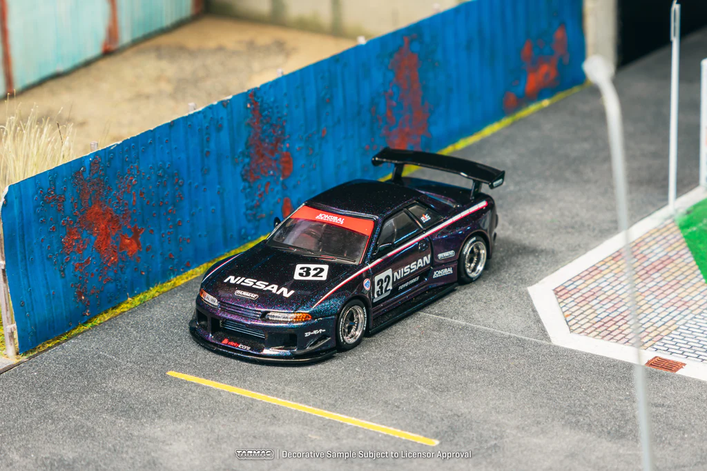 Tarmac Works Nissan Skyline (R32) Widebody Midnight Purple - Designed by Jon Sibal T64G-061-MP 1/64 Die Cast