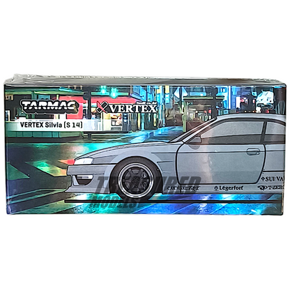 Tarmac Works Nissan VERTEX Silvia S14 T64G-018-GY 1/64 Diecast
