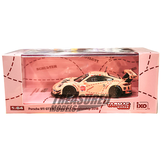 Tarmac Works Porsche 911 GT3 R China GT Championship 2018 T64G-032-18CGT991 1/64 Diecast
