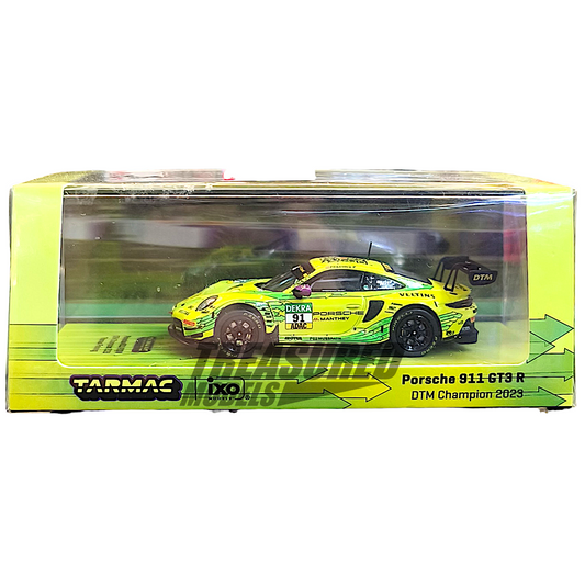 Tarmac Works Porsche 911 GT3 R DTM Champion 2023 Thomas Preining 1/64 Diecast