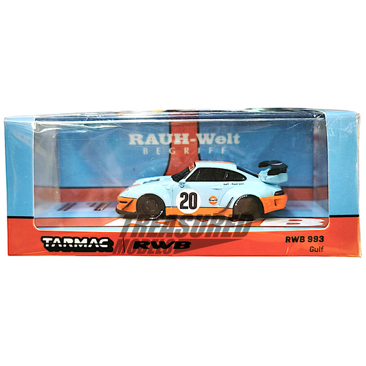 Tarmac Works Porsche RWB 993 Gulf Special Edition 1/64 Diecast
