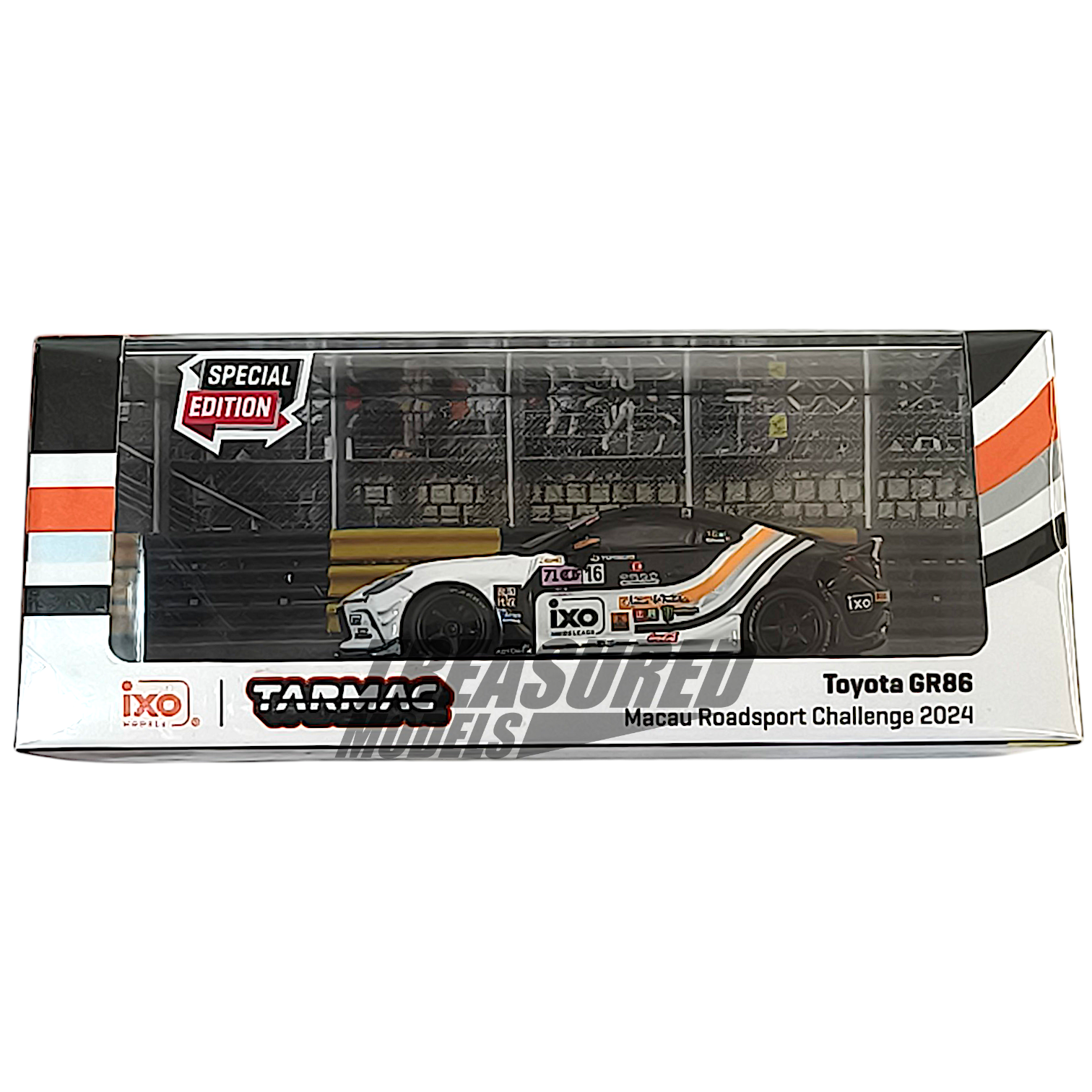 Tarmac Works Toyota GR86 Macau Roadsport Challenge 2024 Event Exclusive 1/64 Diecast