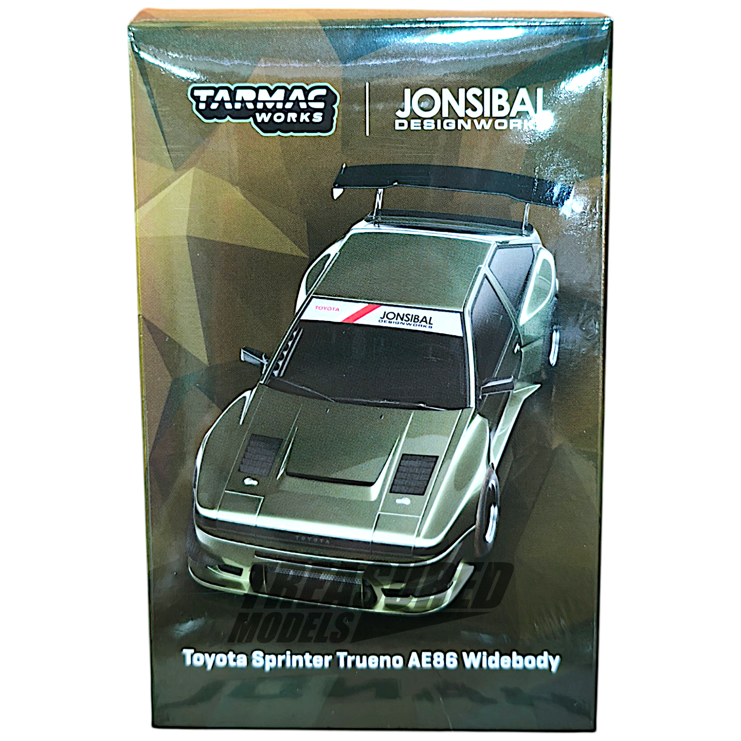 Tarmac Works Toyota Sprinter Trueno AE86 Widebody Green T64G-060-GR 1/64 Diecast