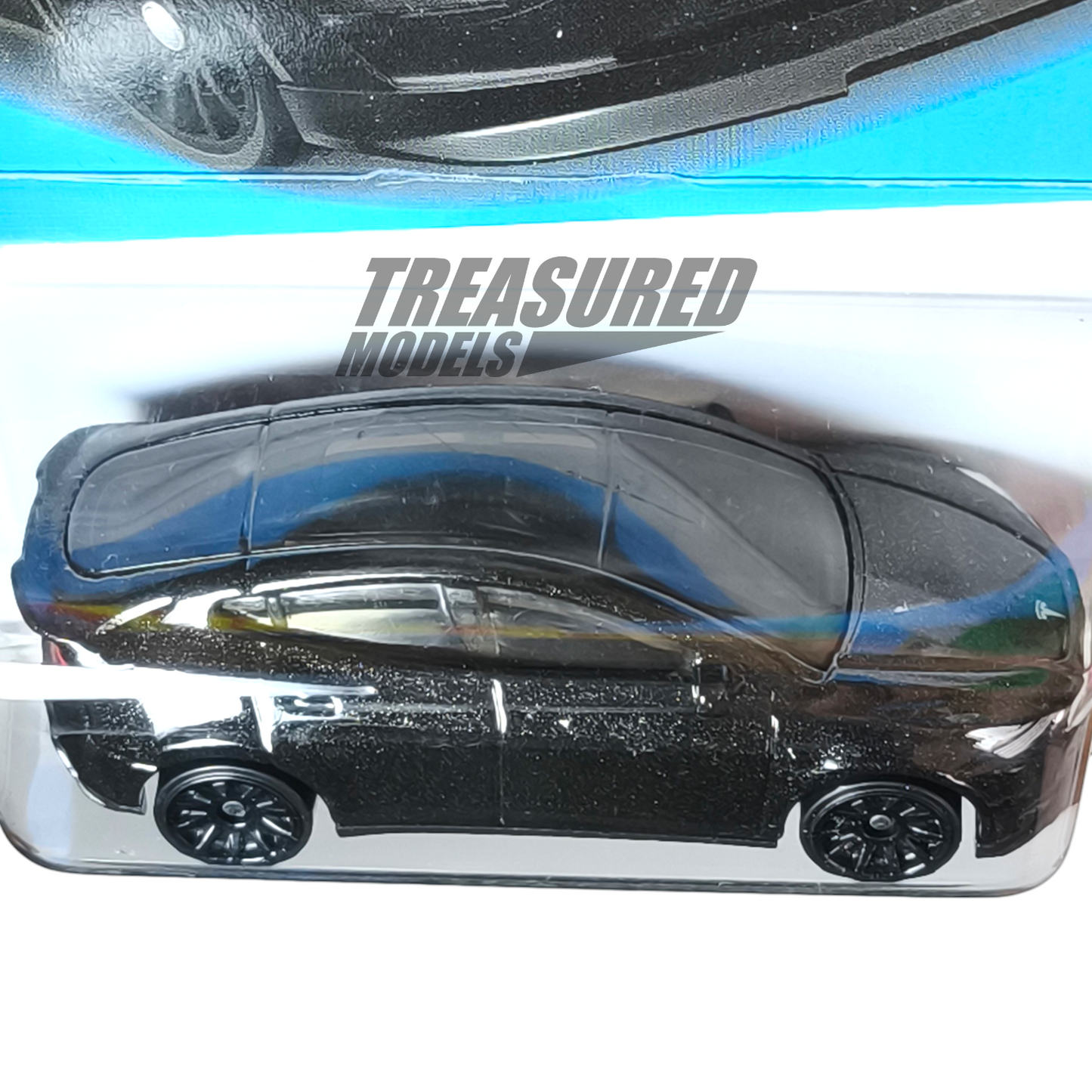 Hot Wheels Tesla Model Y Solid Black 2024 Main Line HW Green Speed 1/64 Die Cast
