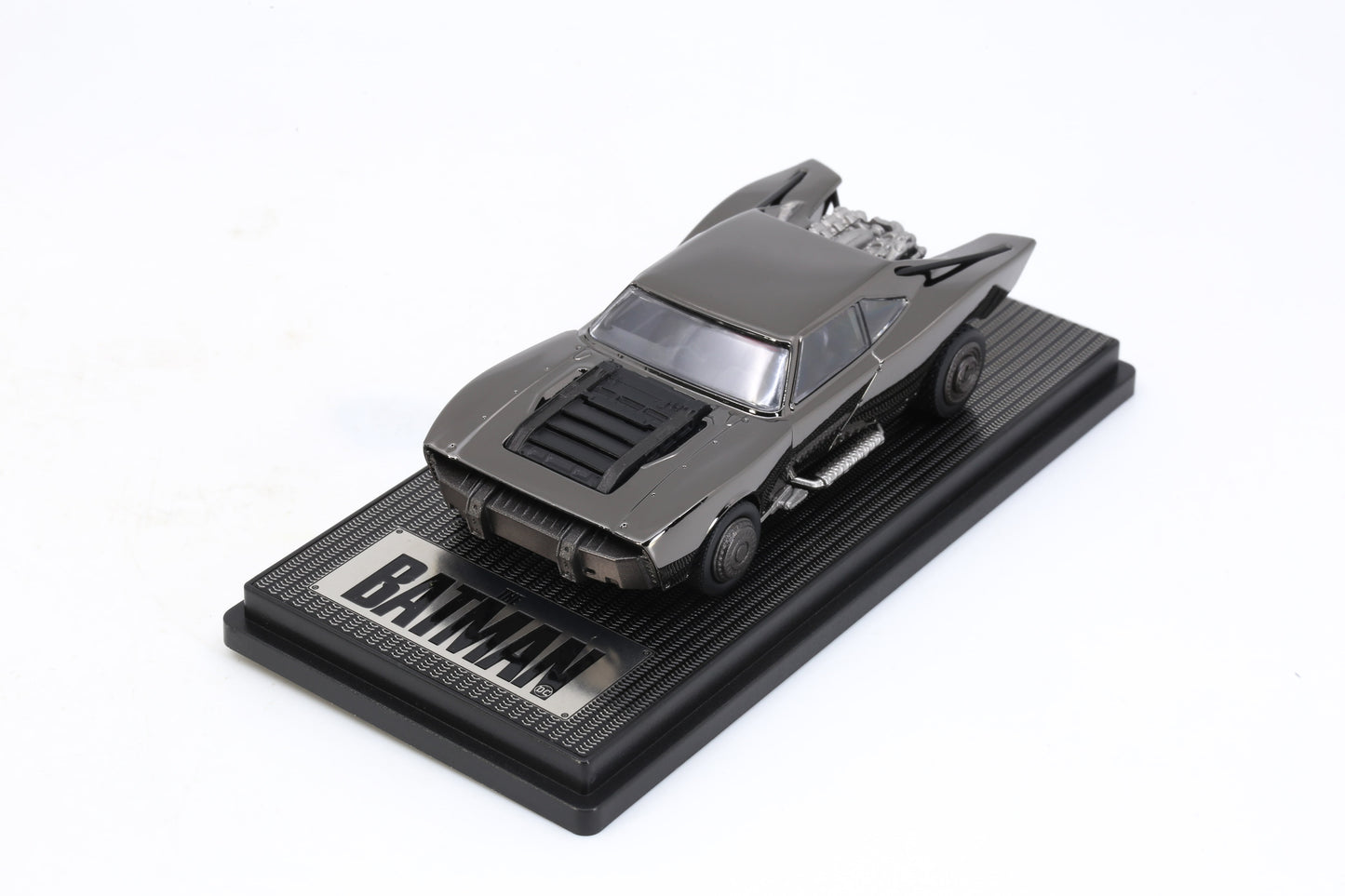 Inno64 Awesomeism The Batman Batmobile Black Chrome TheBatman003 1/64 Diecast