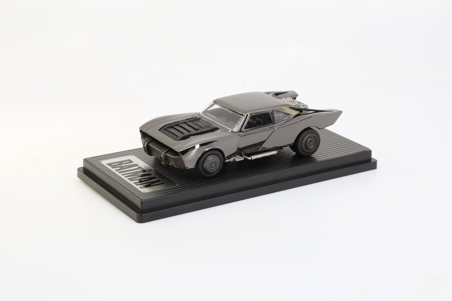 Inno64 Awesomeism The Batman Batmobile Black Chrome TheBatman003 1/64 Diecast