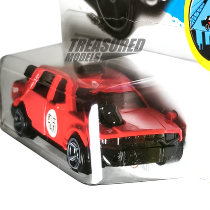 Hot Wheels Time Attaxi Red 2016 Main Line HW City Works 1/64 Die Cast