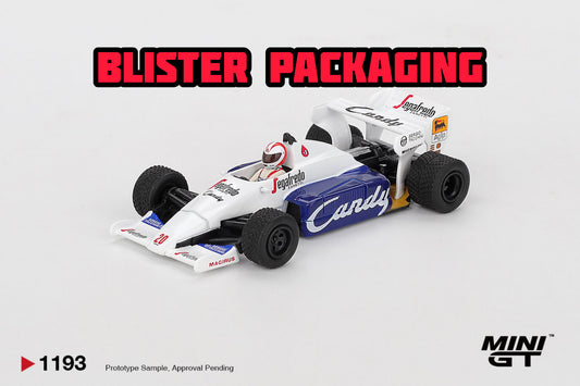 [Pre-Order] Mini GT Toleman TG184 #20 Johnny Cecotto 1984 Monaco Grand Prix Blister Packaging MGT01193BL 1/64 Diecast