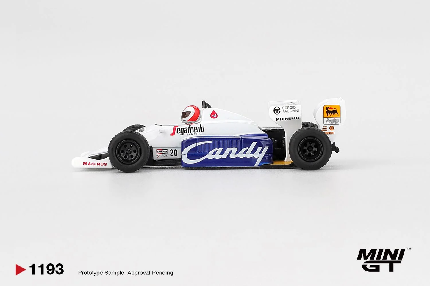 [Pre-Order] Mini GT Toleman TG184 #20 Johnny Cecotto 1984 Monaco Grand Prix MGT01193 1/64 Diecast