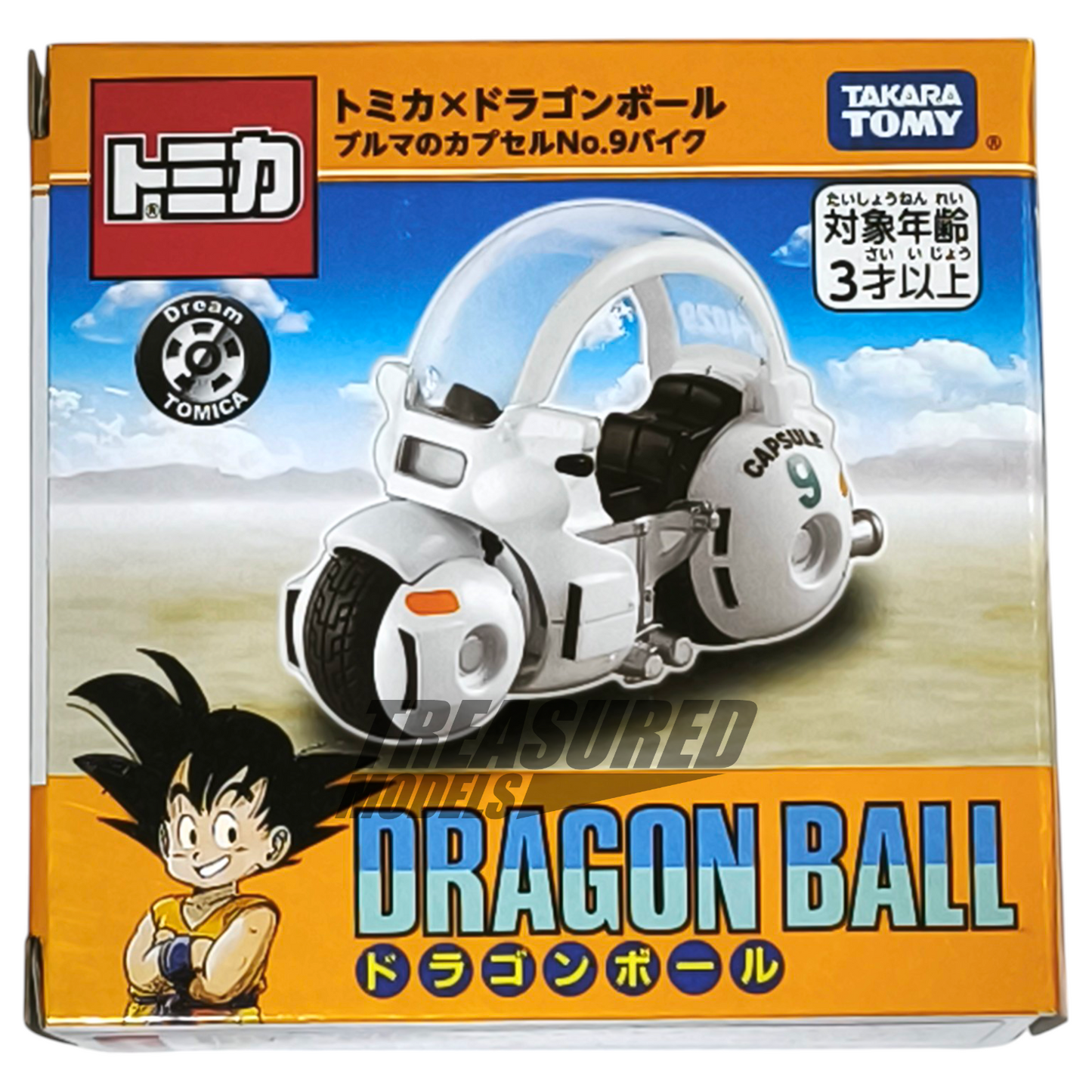 Tomica Dream Tomica Dragon Ball Bulma's Capsule No.9 Motorcycle 1/64 Die Cast