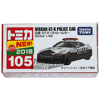 Tomica Nissan GT-R R35 Police Car 1/64 Diecast