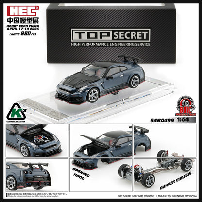 BMC Top Secret 35GT-R HEC 2026 1/64 Diecast