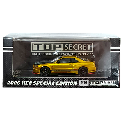 BMC Top Secret BNR34 HEC 2026 1/64 Diecast