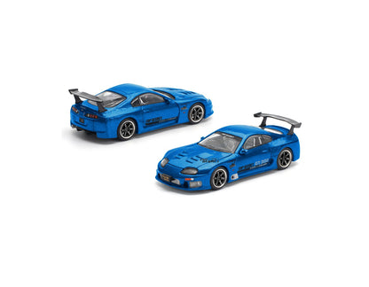 [Pre-Order] Pop Race Top Secret Supra GT300 A80 Blue Enigma Exclusive PRE028 1/64 Diecast